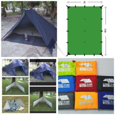 FLYSHEET 19 lobang 3x4 meter