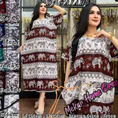 DASTER JUMBO BUSUI DJ ALEENA LD 120 RAYON KANCING DEPAN 3, BAJU TIDUR  WANITA BUSUI BUMIL KEKINIAN S