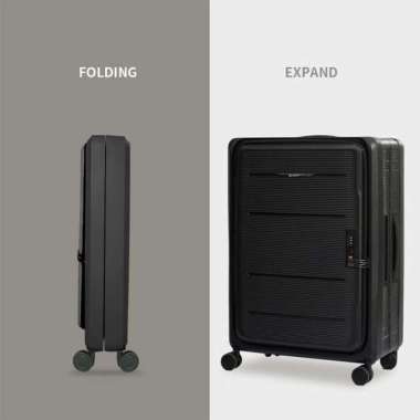 Roaming Koper Kabin & Bagasi Lipat PP011 20 Black