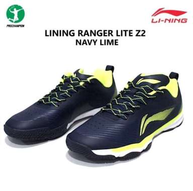 Sepatu Badminton Shoes Lining Ranger Lite Z2 Navy Lime 43