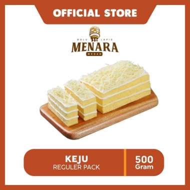 Lapis Stim Menara Produk By Bolu Menara Medan dengan Varian Keju / Pandan Srikaya / Choco Banana / K