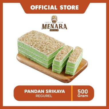 Lapis Stim Menara Produk By Bolu Menara Medan dengan Varian Keju / Pandan Srikaya / Choco Banana / K