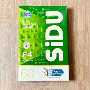 Kertas HVS SIDU Sinar Dunia F4 60 gsm 60gr