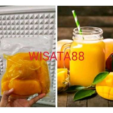 buah mangga harum manis frozen / buah mangga beku 500gr / lokal