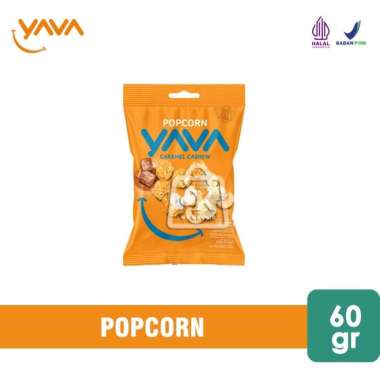 Popcorn Yava Caramel Cashew / Snack Popcorn Caramel Cashew (60 gr)