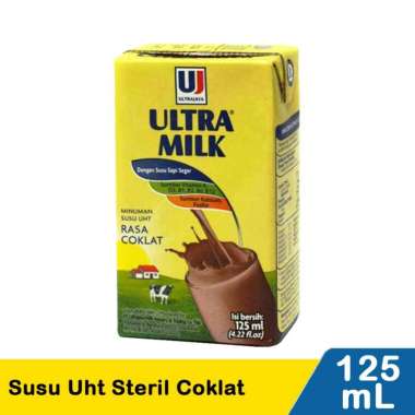 Susu Ultra Milk rasa coklat 125 ml