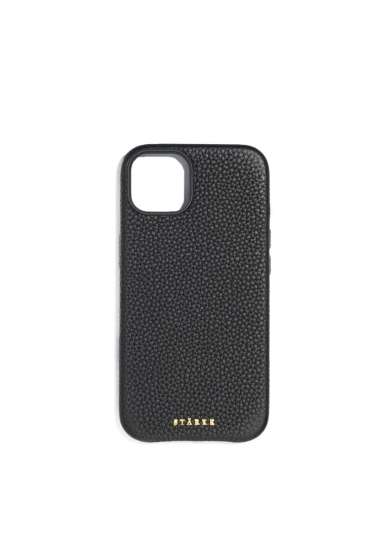 STARKE - AEGIS FAWN Aesthetic Leather Cover Case Iphone 13 Black