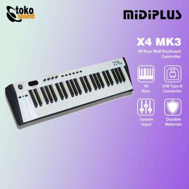 MIDIPLUS X4 MK3 - 49 Keys Midi Controller
