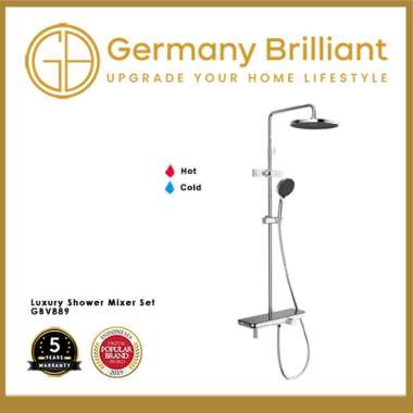 Germany Brilliant Shower Kamar Mandi Air Panas Dingin GBV889