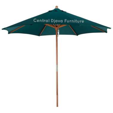 Rangka Kain Payung Kayu Jati Outdoor Tenda Waterproof Kursi Meja Taman