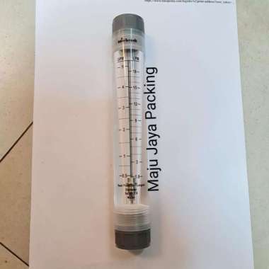 Flowmeter / Rotameter Water Tube Drat 1" inch 110 Lpm / 30 Gpm