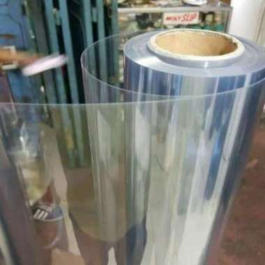 PVC Mika Film Sheet / Mika lentur bening 0.5mm perRoll