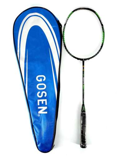Gosen Roots Beat X50 (Black-Green) Raket Badminton