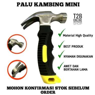 Palu Kambing Mini, Palu Cebol Ganggang Plastik, Palu Mini ganggang fiber