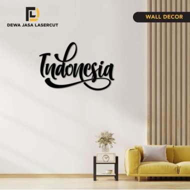 Peta Indonesia | Wall Sticker Akrilik Timbul | Dekorasi Hiasan Dinding Multicolor
