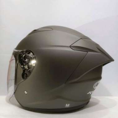 HELM NHK R1 ELITE SOLID GREY DOFF HELM HALF FACE XL