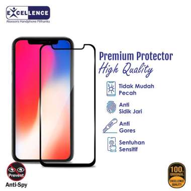 Tempered Glass Excellence Privacy Anti Spy Pelindung Layar Handphone untuk Vivo V Series/Y Series/X6