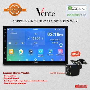 Head Unit Vente Android 7 Inch New Classic Series
