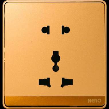 STOP KONTAK NERO DECORA Q710UU gold