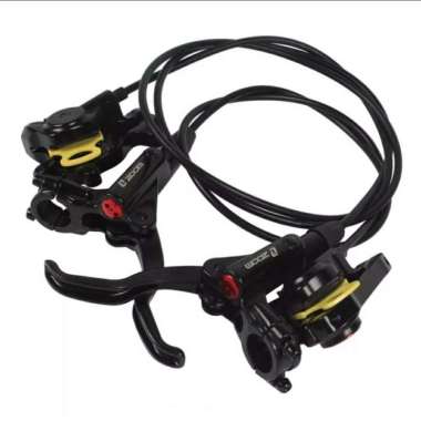 REM HIDROLIK SET SEPEDA LIPAT/MTB ZOOM (1 PASANG) Hitam