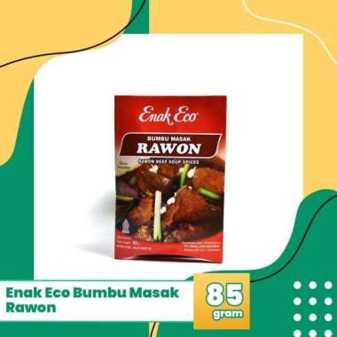 Bumbu Masak Merk Enak Eco Bumbu Rawon 85 Gram