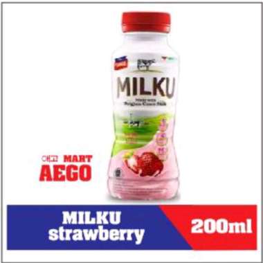milku susu UHT strawberry 200ml