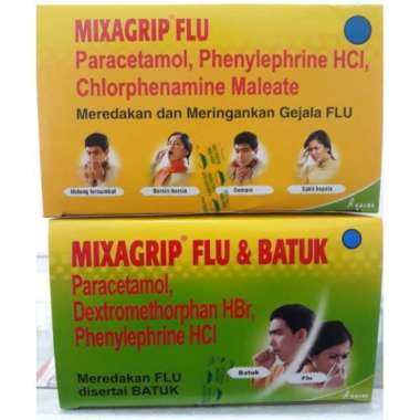 MIXAGRIP VARIANT FLU DAN BATUK STRIP ISI 4 Mixagrip flu&batuk