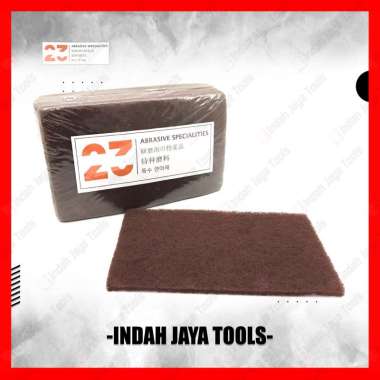 MURAH Abrasive Multi 6 x 9 – Non Woven Merah Amplas Serabut Flexible Hand Pad Sheets Maroon Hand Pad