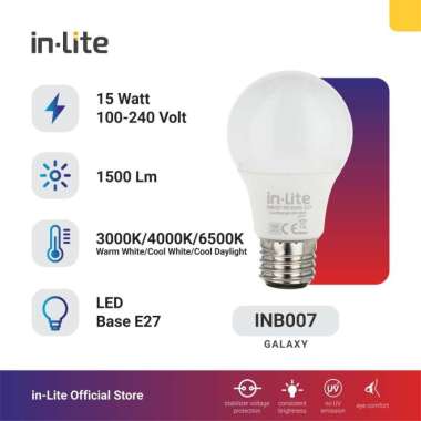Lampu Led Inlite 15w / 15 Watt dengan SAMSUNG Led inside ORIGINAL Putih