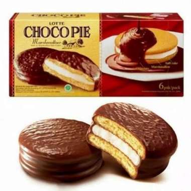 LOTTE CHOCO PIE MARSHMALLOW BOX - 168 gr