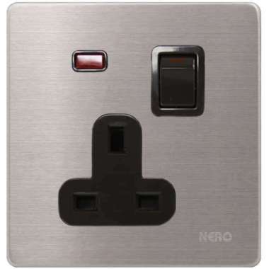Nero Stopkontak / Saklar Stainless AC