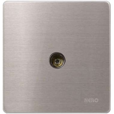 Nero Stopkontak / Saklar Stainless TV