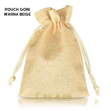 Tas serut mini goni Pouch Goni Beige