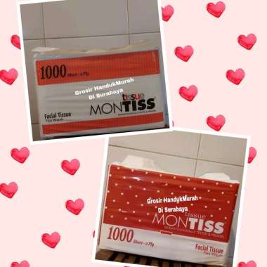 Tisue Montiss 1000 Sheets 2Ply