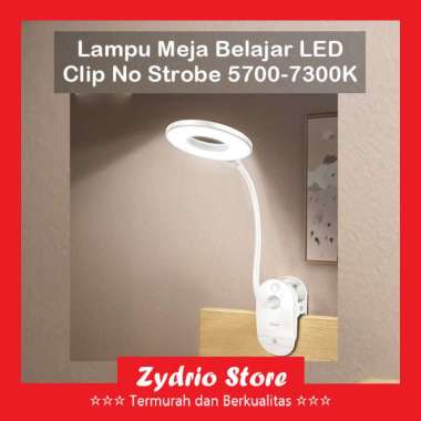 Lampu Belajar LED / Lampu Baca Jepit / Lampu Belajar Cas / Lampu Meja