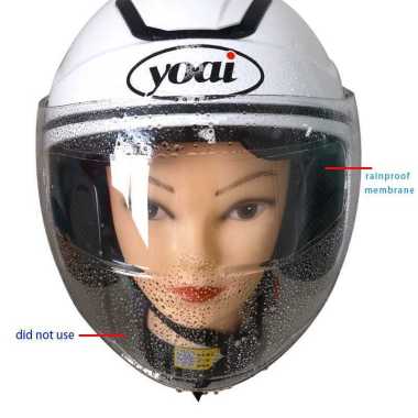Sticker Kaca Helm Motor Rainproof Film Nano Coating