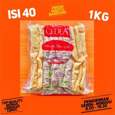 CEDEA FISH ROLL ROW CURAH PREMIUM Suki Steamboat Shabu Cedea 1KG