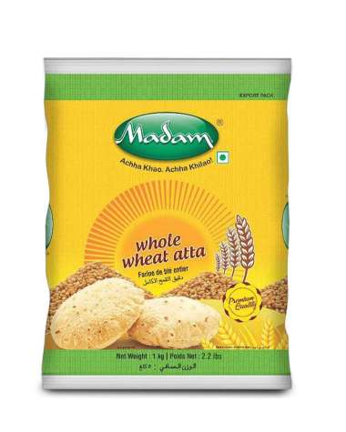 Tepung Terigu Dan Gandum / MADAM WHOLE WHEAT ATTA 1 KG