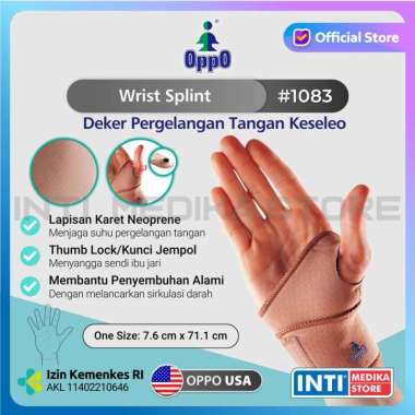 OPPO - Wrist Wrap 1083 | Deker Pelindung Pergelangan Tangan Keselo