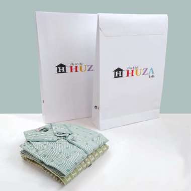 Batik Huza Paper Bag Gift Kado Paper Packing PUTIH