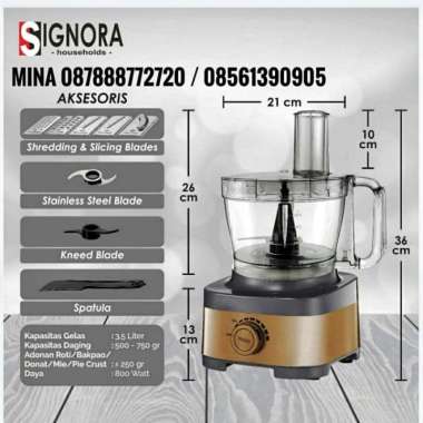 Food Processor Pro Signora