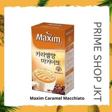 Kopi Korea Maxim Cafe Series Maxim Coffee Cafe 10 sticks Kopi Bubuk Maxim Cappuccino Hazelnut Caramel Macchiato