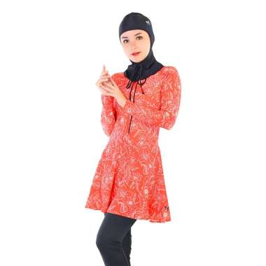 Lasona Women Burkini Hijab Swimwear Baju Renang Muslim Wanita TRPM-C3344-L01663 XL Orange1