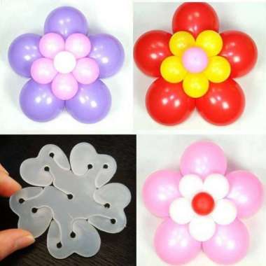 Klip Bunga Balon Latex/Balon bunga