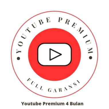 YOUTUBE PREMIUM 4 BULAN FULL 6 Bulan