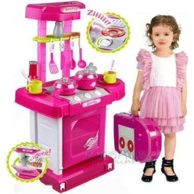 kitchen set koper /mainan anak perempuan /mainan masakan