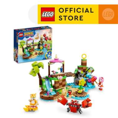 LEGO Sonic the Hedgehog 76992 Amy’s Animal Rescue Island Building Toy Set (388 Pieces) Mainan Balok 