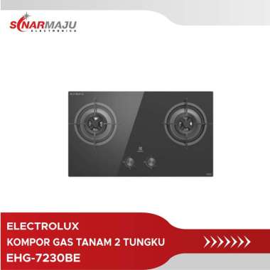 Kompor Gas Tanam Electrolux 2 Tungku EHG-7230BE / EHG7230BE