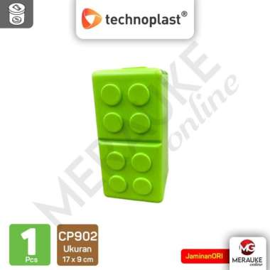 Big Block Coin Bank TECHNOPLAST CP902 Celengan Plastik Besar Hijau