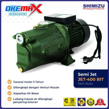 Shimizu Pompa Air Semi Jet Non Otomatis JET-400 BIT